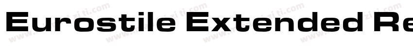 Eurostile Extended Regular字体转换